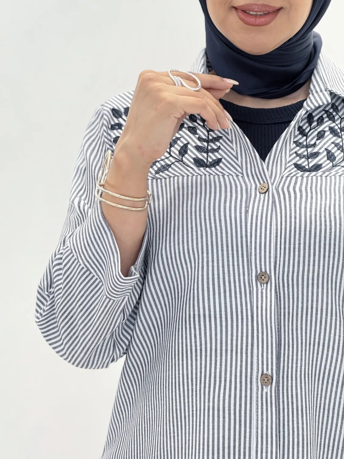 6554-شومیز راه راه اریکا